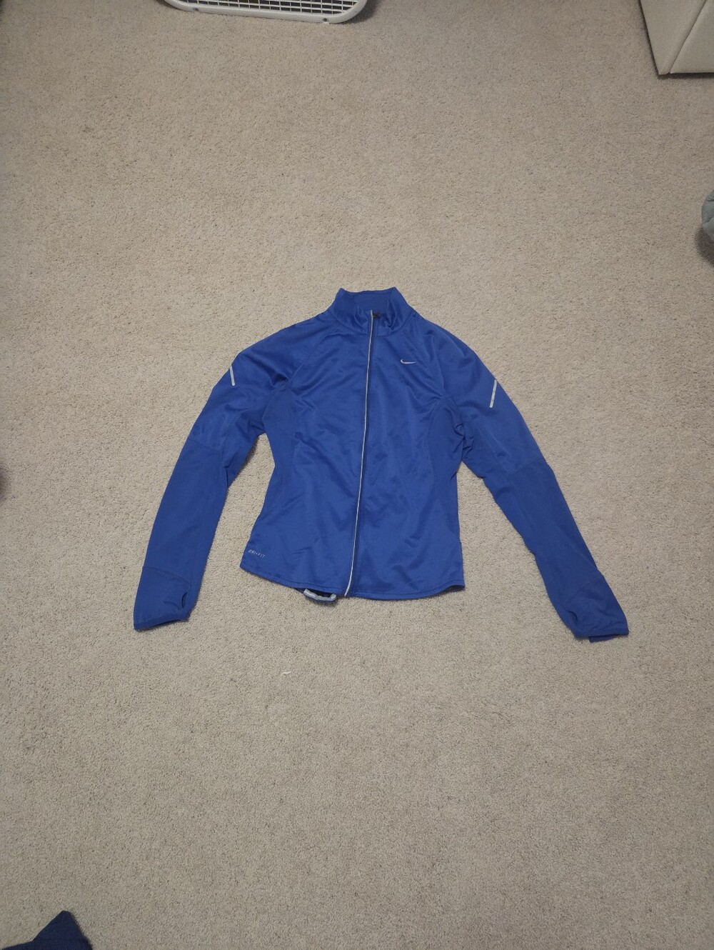 Nike Women's Blue Full-Zip Running Jacket